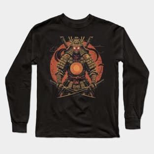 Japanase Samurai Long Sleeve T-Shirt